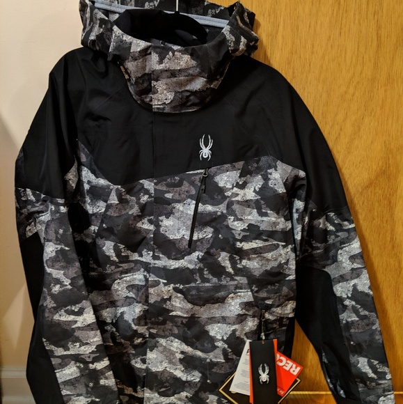 spyder men's jagged shell jacket